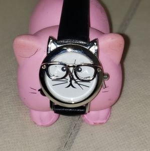 Charming Charlie's nerdy kitten watch